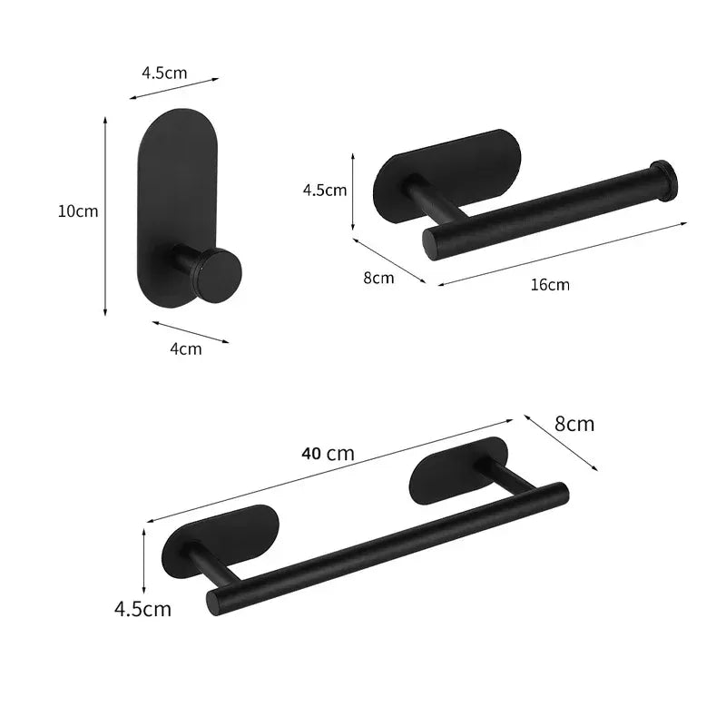 Conjunto Toalheiro Minimalista - JohnsCo