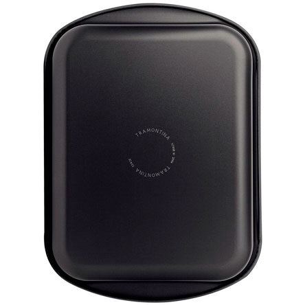 John's Co - Assadeira Retangular Funda em Alumínio Grafite Brasil