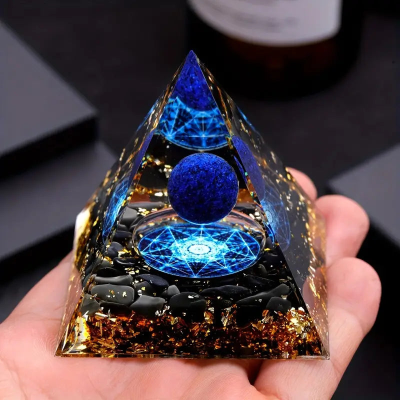 Pirâmide Orgonite Ametista - JohnsCo