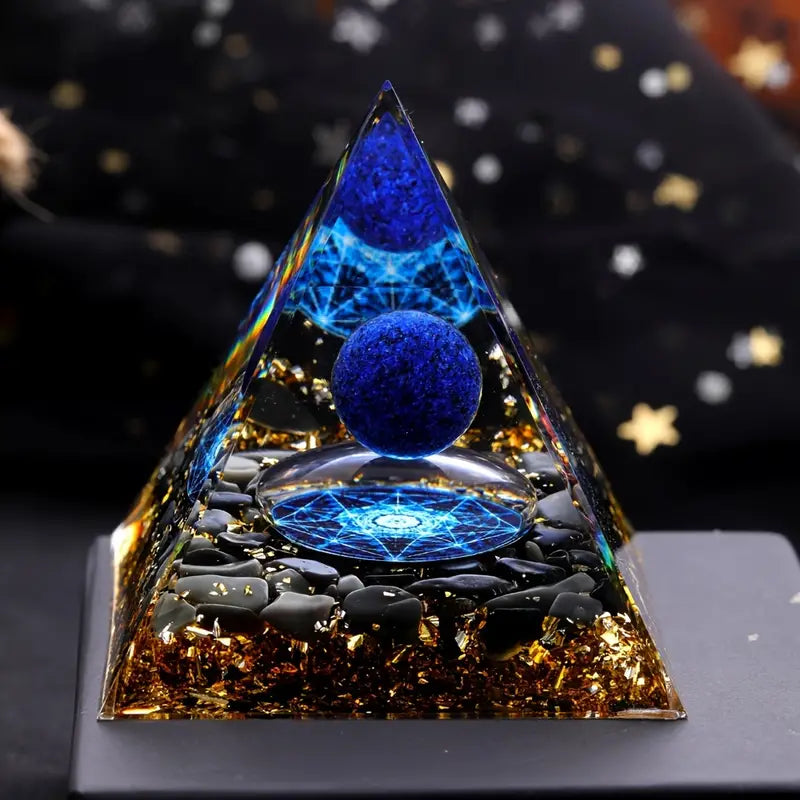 Pirâmide Orgonite Ametista - JohnsCo