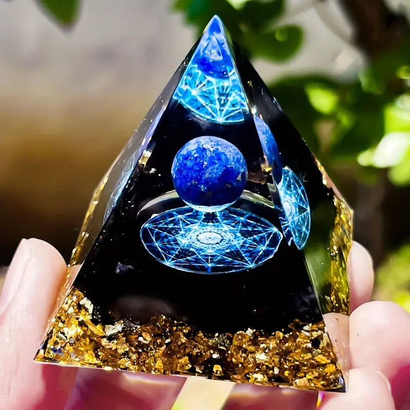 Pirâmide Orgonite Ametista - JohnsCo