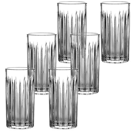 John's Co - Jogo de Copos Altos Soho em Cristal Ecológico (6 Peças - 390ml)